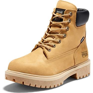Imagem de Timberland PRO Bota de trabalho masculina Direct Attach 15 cm, bico de segurança, impermeável, isolamento térmico, Trigo, 15 Wide