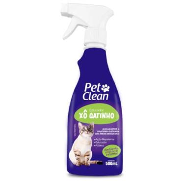 Imagem de Educador Para Gatos Xô Gatinho 500ML (Roxo, 26cm)