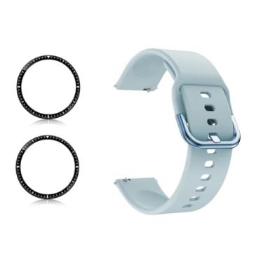 Imagem de Kit Amazfit GTR 3/3 PRO / 2 / 2e (Pulseira) + (Película) Proteção Tela Smartwatch 3D (Azul-Ciano)