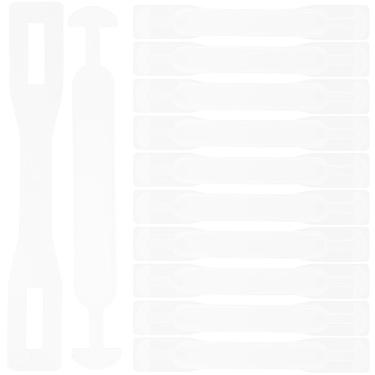 Imagem de DOITOOL Alças ajustáveis 100 conjuntos de alças de caixa de papelão de substituição alça de transporte de plástico alça de transporte alça de elevador bolsa acessório para papelão transporte bagagem