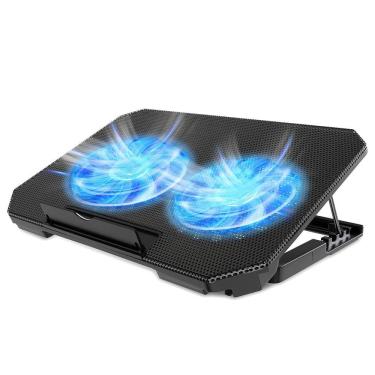 Imagem de Almofada de resfriamento para laptop LIENS com 2 ventiladores para laptops de 12 a 15,6 polegadas