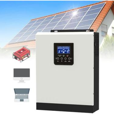 Imagem de Inversor Solar HíBrido 3000VA 2400W - Onda Senoidal Pura Cc (24V) Para Ca (220V), Inversor Solar PWM - Construir Em 50A Controlador Solar + Carregador Ca, Para Sistema Solar DoméStico*-1