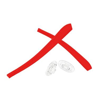 Imagem de TRUSHELL Kits de borracha de substituição para almofadas de nariz para óculos de sol Oakley Wingspan OX5040 - Vermelho