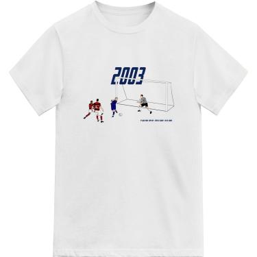 Imagem de Camiseta de Futebol Brilho da Tríplice Coroa Raposa 2003 Masculina-Masculino