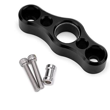 Imagem de Acessórios para motocicleta Placa de suporte de turno estabilizador de engrenagem de câmbio de alumínio compatível com Kawasaki ZX25R ZX-25R ZX 25R 2021 2022 (preto)