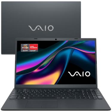 Imagem de Notebook VAIO FE15 AMD Ryzen 5 8GB 512GB SSD, Tela 15,6'' Full HD Antirreflexo, Linux - Cinza Grafite, VJFE59F11X-B1911H