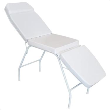 Imagem de Maca 3 Posições Reclinável Estética Massagem Tattoo For-ty (Branco Bagum)