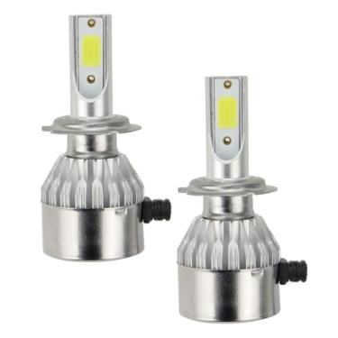 Imagem de Par De Lâmpadas Ultra Led 72w Bivolt Com Reator H7 Branca - KAUAI ILUM