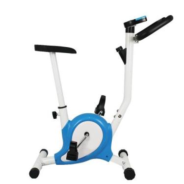 Imagem de Bicicleta Ergométrica Vertical Fit 3.0 Pro Mile Fitness Azul Exercício