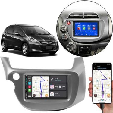 Imagem de Kit Multimídia Mp5 Fit 2009-2014 Tela 7 Pol Touch Carplay + Câmera de 