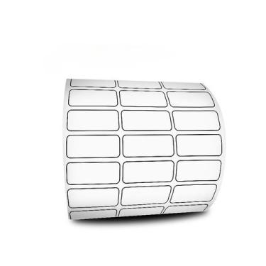 Imagem de Etiquetas Adesivas 25x10 mm BOPP FOSCO 3 Colunas - 5 Rolos - Adeconex 