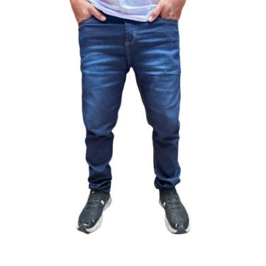 Imagem de Calça Jeans Masculina lançamento basica reta slim jeans coloridas de b