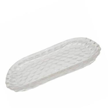 Imagem de Bandeja de Cristal Bubble 21x12x2cm - Lyor
