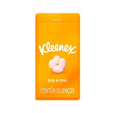 Imagem de Lenço de Papel de Bolso Kleenex Com 10 Lenços