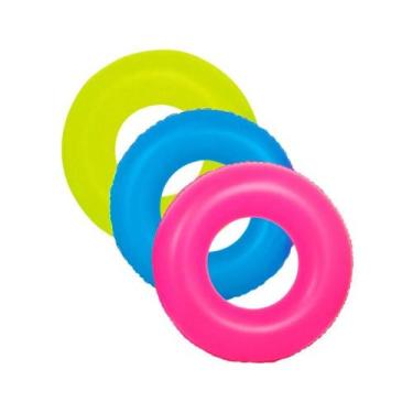 Imagem de Boia Infantil Neon Praia Piscina Decoração Pool Party 60cm - Wincy