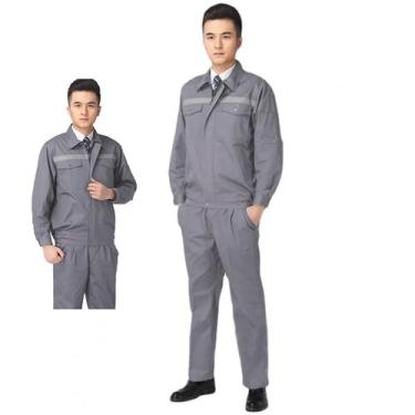 Imagem de Conjunto Uniforme EPI Profissional Faixa Refletiva Segurança do Trabal