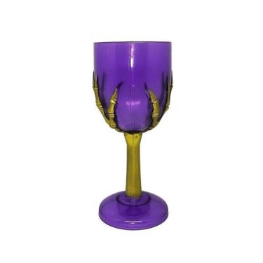 Imagem de Taça Halloween Mão Esqueleto - Festas e Fantasias, Roxa