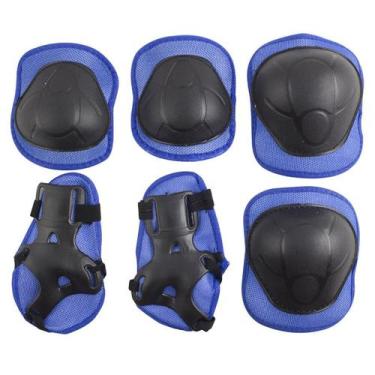 Imagem de Kit Proteção Infantil Joelheira Cotoveleira Munhequeira 6pcs - Western
