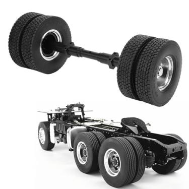 Imagem de Cubo de Roda de 10 Furos para Pneu de Eixo Traseiro RC para Reboque de Trator 1/14 Conversão, Substituição, para Conversão DIY de Trailer Não Motorizado 1/10