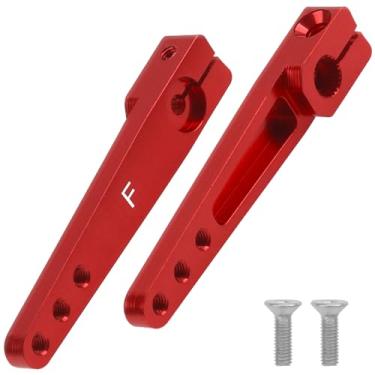 Imagem de 2Pack Vgoohobby 1.75inch 25T Servo Arm Horn Aluminum Long Steering Arms Compatible with Futaba Hitec Savox Power HD Servo Motors Fit RC Airplane Plane Car