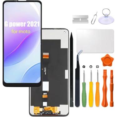 Imagem de Tela LCD de substituição para Motorola Moto G Power 2021 para Moto gPower (2021) XT2117 XT2117-3 XT2117-4 LCD Touch Screen Display Panel Digitalizador Assembly com kit de reparo