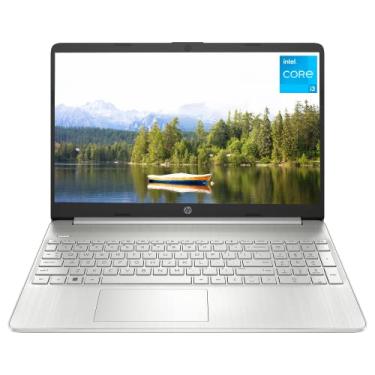 Imagem de HP 15 Notebook, tela HD de 15,6 polegadas, Intel Core i3-1115G4, 20GB DDR4 RAM, 512GB PCIe SSD, webcam, HDMI, leitor de cartão SD, Wi-Fi, Windows 11 Home, prata natural