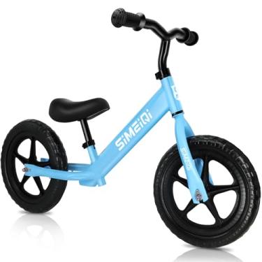 Imagem de SIMEIQI Bicicleta de equilíbrio de 30,5 cm para meninos e meninas, 2, 3, 4, 5 anos, sem pedal, caminhada, equilíbrio, bicicleta esportiva, para crianças pequenas