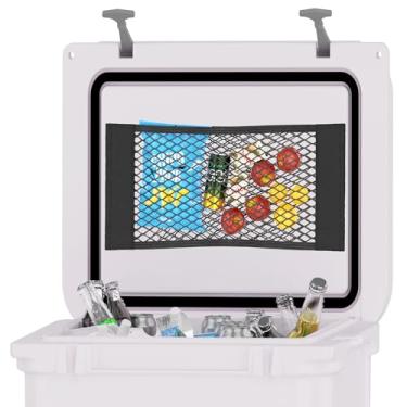 Imagem de NATIKON Bolsa de rede de armazenamento térmica de alta capacidade de armazenamento de malha de nylon organizador de refrigeradores