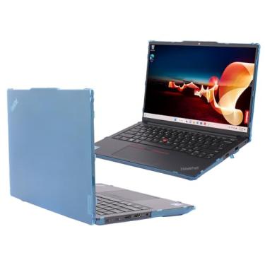 Imagem de mCover Capa rígida compatível apenas com Notebook Lenovo ThinkPad E14 Gen 5/Gen 6 2023-2025 14 polegadas (com dobradiça de 180°, não serve para nenhum outro modelo Lenovo) - Aqua