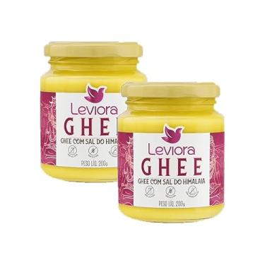 Imagem de Kit 2X: Manteiga Ghee com Sal do Himalaia Sem Lactose Leviora 200g