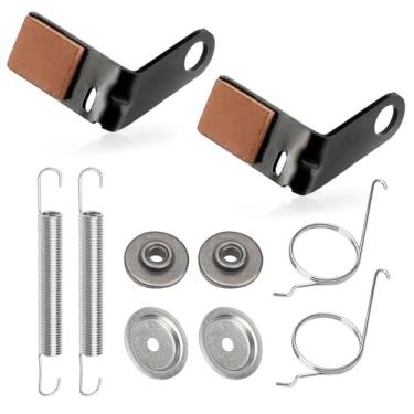 Imagem de Kit de pastilhas de freio GY21943B GY21943A para John Deere 42" L, D, X Series 100 105 115 100 110 120 125 130, substitui GY21943, retentor GX20515, GX2049 4 Spring e GX4 Spring Bucha de convés 23240