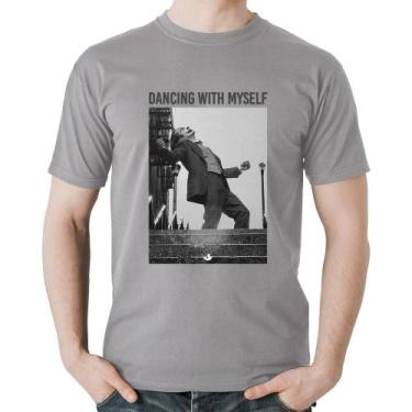 Imagem de Camiseta Algodão Dancing with myself - Foca na Moda, Cinza, M