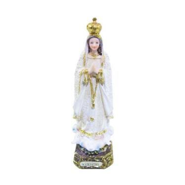 Imagem de Nossa Senhora De Fátima 15cm - Enfeite Resina