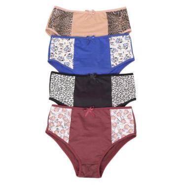 Imagem de Kit 10 Calçola Plus Size Vip Lingerie Calcinha Senhora Conforto, M