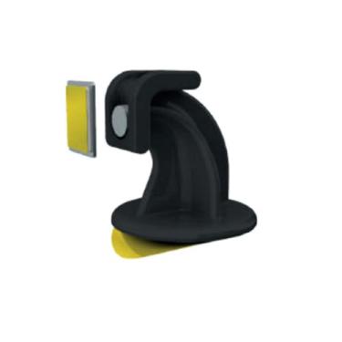 Imagem de Prendedor de porta magnético adesivo para porta pivotante - Preto - Sm