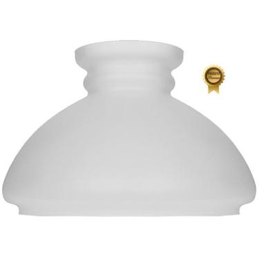 Imagem de Cupula de Vidro Liso Fosco 26,5 Para Lustre e Candelabro - CM GLASS - 
