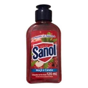 Imagem de Limpador De Superfícies Sanol Maçã/canela 120ml (com Nf)