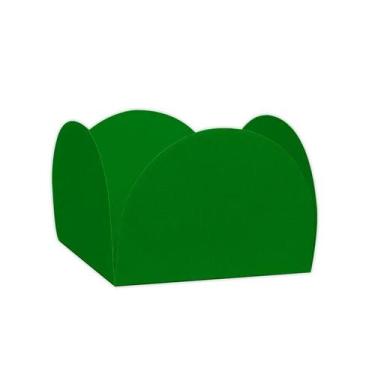 Imagem de Forminhas para Doces 4 Pétalas Verde Bandeira 50 unidades NC Toys
