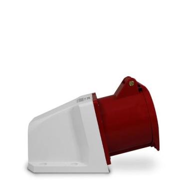 Imagem de Tomada de Parede Industrial Sobrepor 125 3P+T+N 6H 380VAC 32A Vermelho