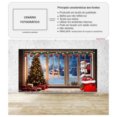 Imagem de Fundo Fotográfico Cenário de Natal Mod.1 - 1,75x2,20m - Fantasia Bras,