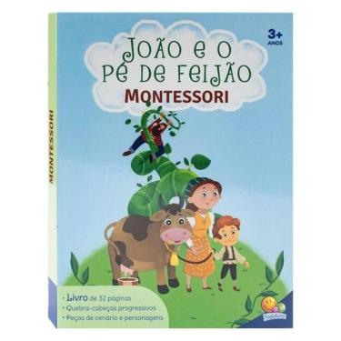 Imagem de Montessori Clássicos (Livro-Jogo): João E O Pé De Feijão