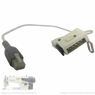 Imagem de Luminária de led com botão de ponto para máquina de costura reta indus