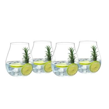 Imagem de Conjunto 4 Copos Cristal Riedel Bar Gin Tônica Drink Vinho