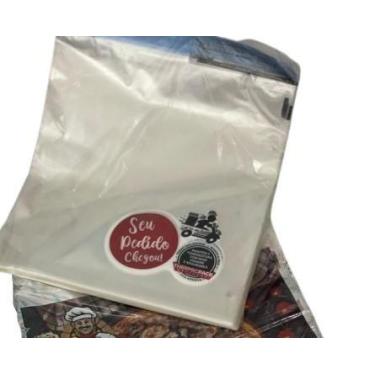 Imagem de Saco Térmico de Pizza Delivery Transparente Grande Agenflex - 45x46+5c
