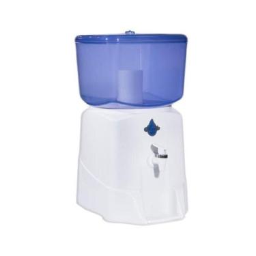 Imagem de Filtro Água Branco 8 Litros + 1 Vela + Cuba Cerâmica - Gmold - Gmold N