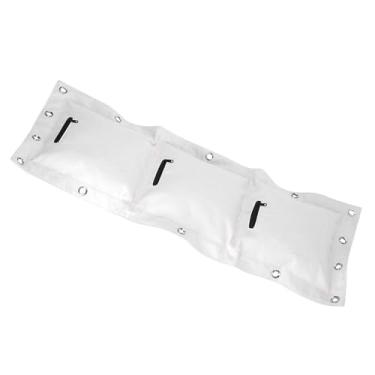 Imagem de Saco de Areia de Lona Wing Chun Perfurador de Alvo para Boxe Muay Thai Sanda, Saco Triplo S/L Com Zíper Confiável e Resistente (3 garrafas por prateleira)