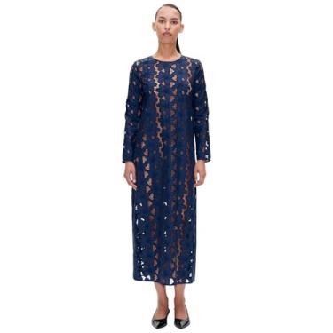 Imagem de BAUM UND PFERDGARTEN Vestido Adea feminino, Azul barítono, 44