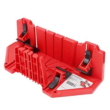 Imagem de Caixa de Serra de Esquadria, ABS de Alta Resistência, Guia de Corte de 22,5/45/90 Graus, Design de Furo de Parafuso, para Telha de Gesso de Madeira