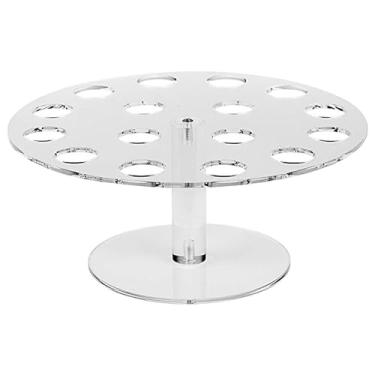 Imagem de Reicyfang Suporte para Casquinha de Sorvete, Suporte Transparente para Alimentos com 16 Furos, Suporte para Exposição de Casquinha de Sorvete, Suporte para Casquinhas de Algodão Doce, Suporte para Exp