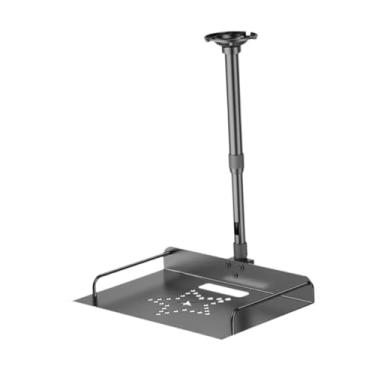 Imagem de AsrMyjcx Bandeja de montagem no teto do projetor, montagem na parede do projetor suporte universal altura ajustável para sala de estar, casa